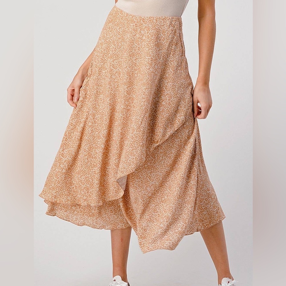 Faux Wrap Skirt